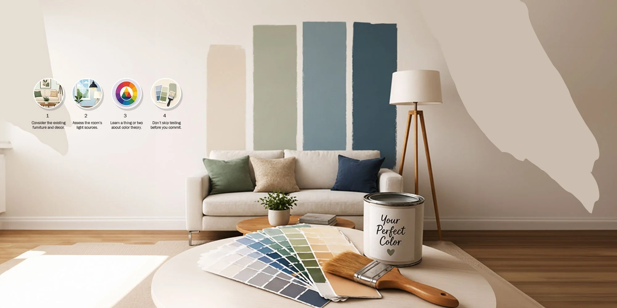 A Simple Guide To Choosing The Ideal Paint Color For Your Space